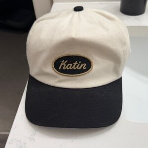 Katin Cream and Black Logo Cap